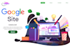 design a modern, responsive website using google sites