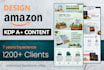 professional amazon a plus content design for KDP books