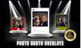 design a creative photo booth template within few hours