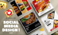 design professionnel instagram and facebook content creator