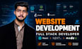 do website development, web design as a full stack developer