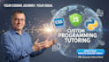 teach you how to code, you choose the language python, PHP, sql, javascript
