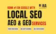 do local SEO, GEO, aeo for ai search results