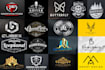design a professional 3d logo with realistic mockup