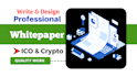 design and write whitepaper or researched crypto ico whitepaper