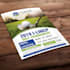 make elegant modern construction flyer design