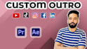 create a custom youtube outro end screen