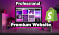 create a premium theme shopify web store site
