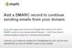 quickly setup dmarc for your shopify domain