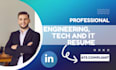write tech, IT, engineering resume, cover letter, linked in
