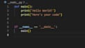 write a python code