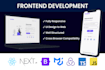 develop front end web app with react next js