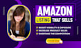write top amazon listing SEO product descriptions