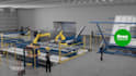 make3d industrial animation for factory machinery