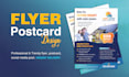 design modern flyer design, postcards business flyers