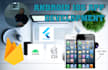 develop android and ios mobile app using flutter