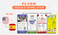design and translate your business flyer poster banner 24hrs