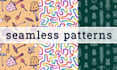 create a seamless pattern for textile, print, or digital use