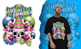 create awesome graphic design clothing