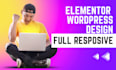 wordpress web design with elementor