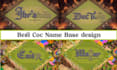 write your name in clash of clans using walls
