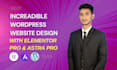 design  modern wordpress website with  elementor pro and astra pro