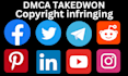 remove copyright infringement by sending dmca takedown notice