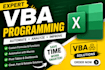 automate your excel work, formula, macros using vba and scrape data