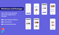 design wireframes for web or mobile app in figma