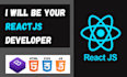 be your react js frontend developer