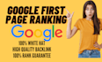 rank your website google first page with monthly SEO