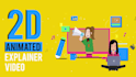 create 2d animated explainer and whiteboard explainer video for your business