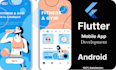 build custom mobile android app using flutter