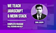 teach and help you learn javascript and mern stack