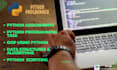 do python coding, python scripting, python assignments, python projects, tasks