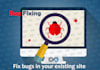 fix bugs HTML, CSS, javascript, ajax, PHP, bootstrap, mysql, new feature