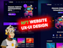 create a unique nft website design ui ux using figma