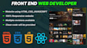 design frontend website using HTML CSS javascript