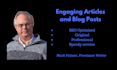 write SEO optimised blog posts and articles