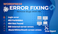 fix or repair your wordpress errors, bugs, issues or problems