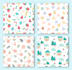 do cute seamless pattern design for fabric and wallpaper