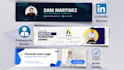 create a highly professional linkedin banner in 4 hours