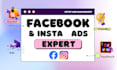 be your both fb and insta ads expert