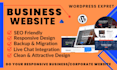 do business, corporate website with divi or any other theme