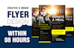 create captivating charity and fundraising flyer designs
