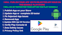 publish your app or fix rejected app issue on play store