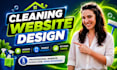 create a house cleaning service website or cleaning website