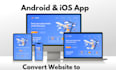 convert website to android app