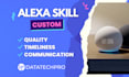create custom amazon alexa skills
