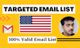 build targeted active and verified bulk email list for your any countries